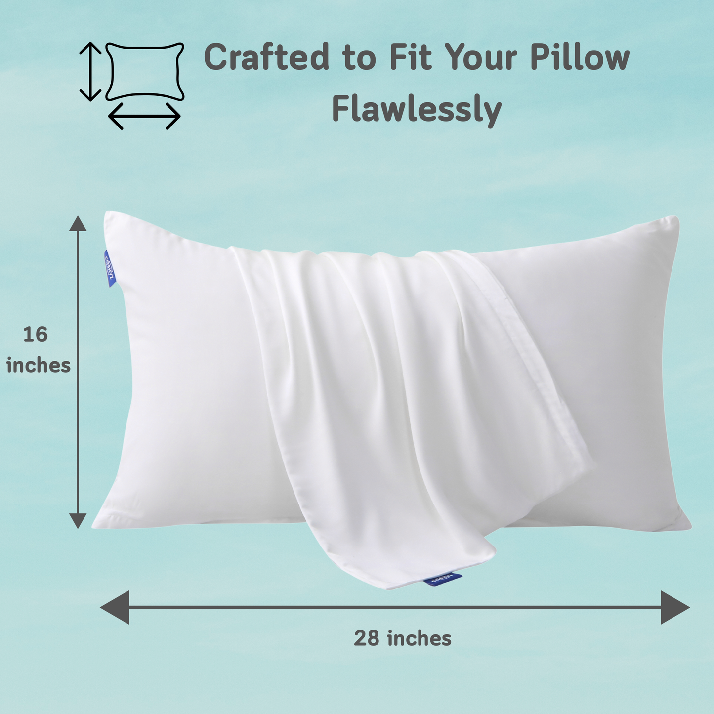 Bamboo Pillow Covers - Pearl White