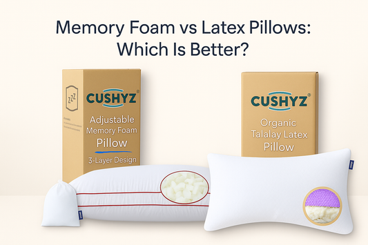 memory foam vs latex pillow