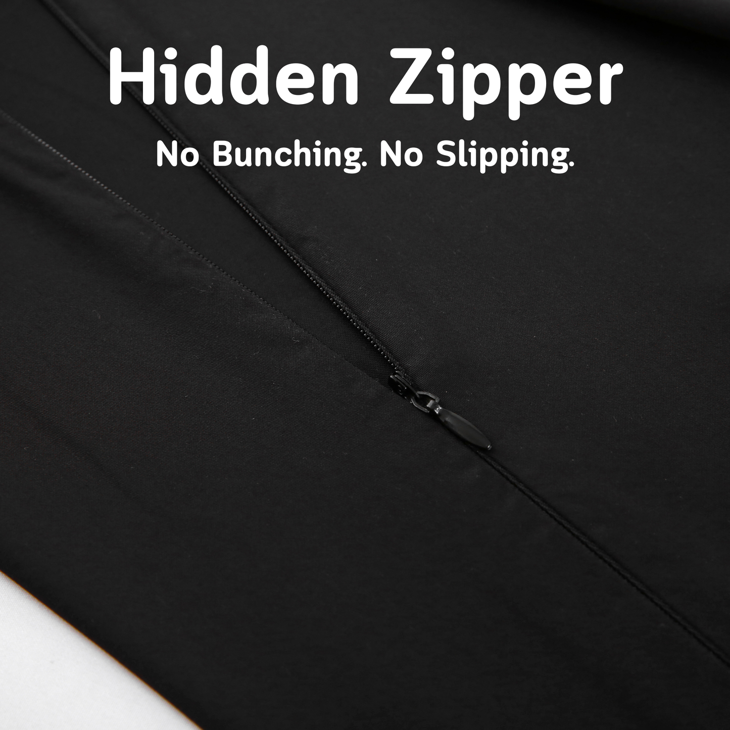 Bamboo Pillow Covers - Midnight Black