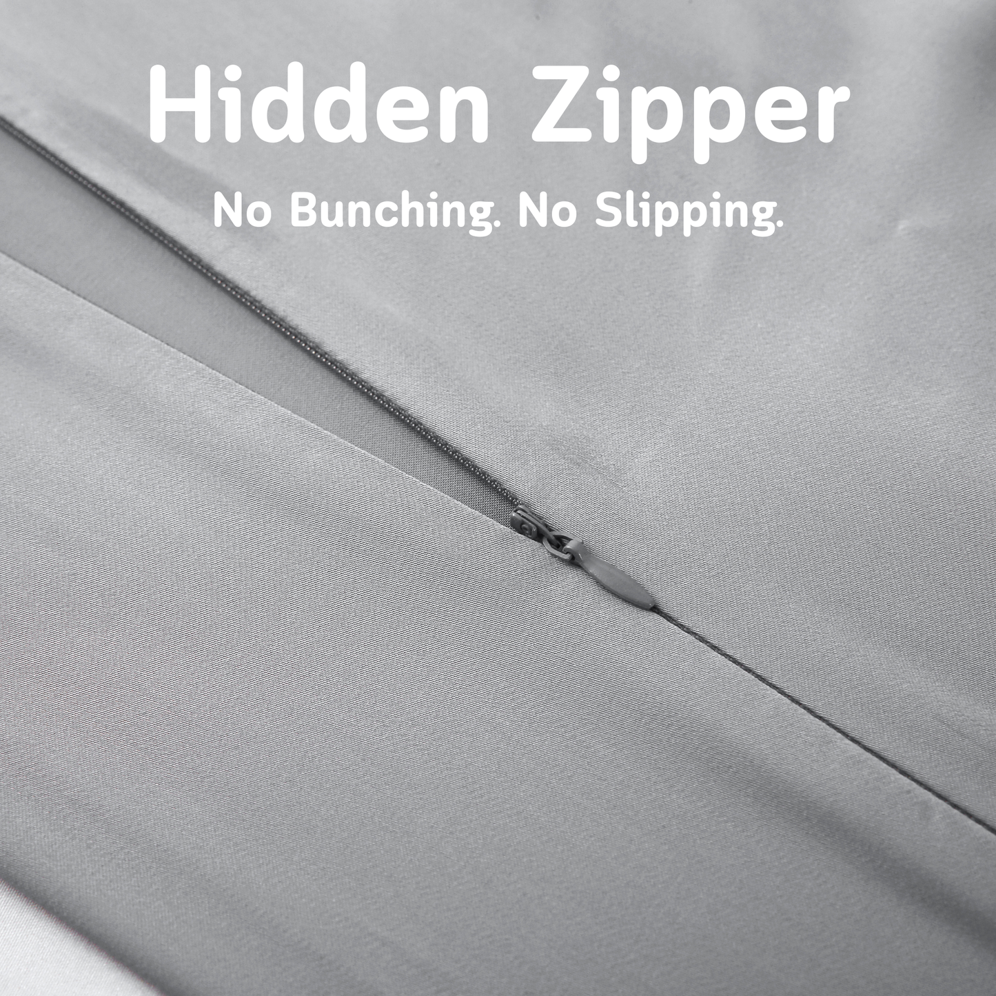 Bamboo Pillow Covers - Eclipse Grey