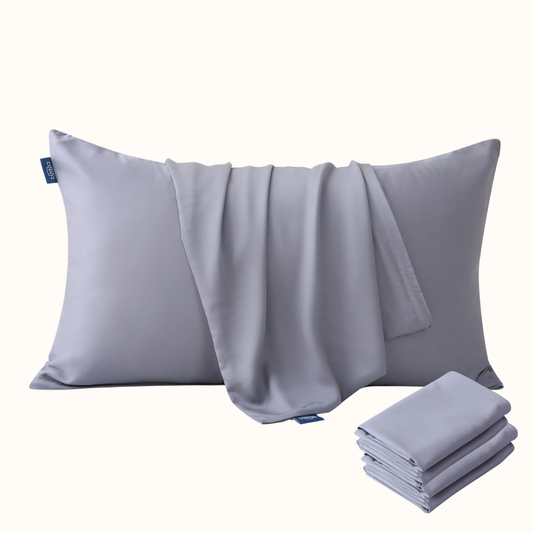 Bamboo Pillow Covers - Eclipse Grey